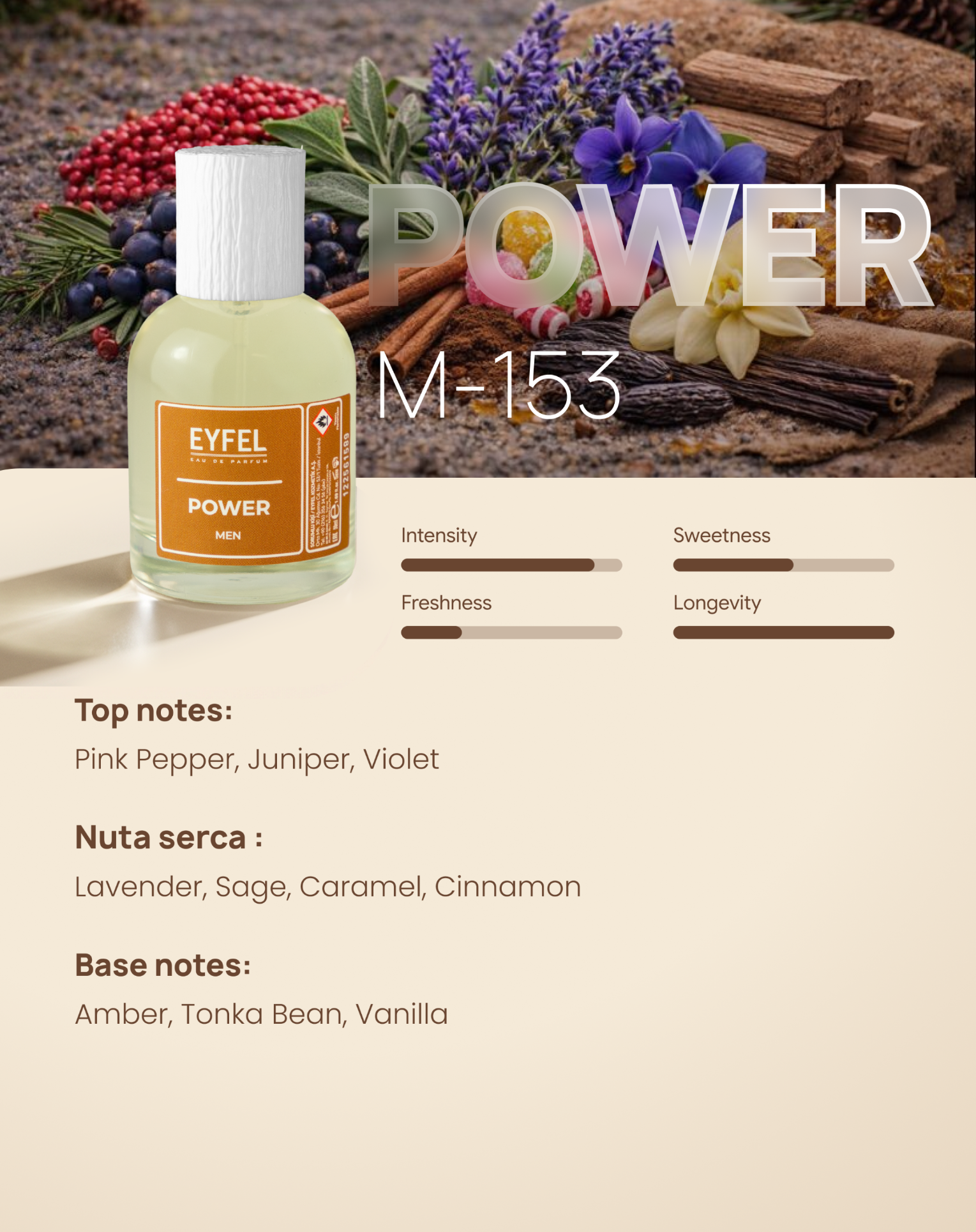 EYFEL Fragrance Man - Power