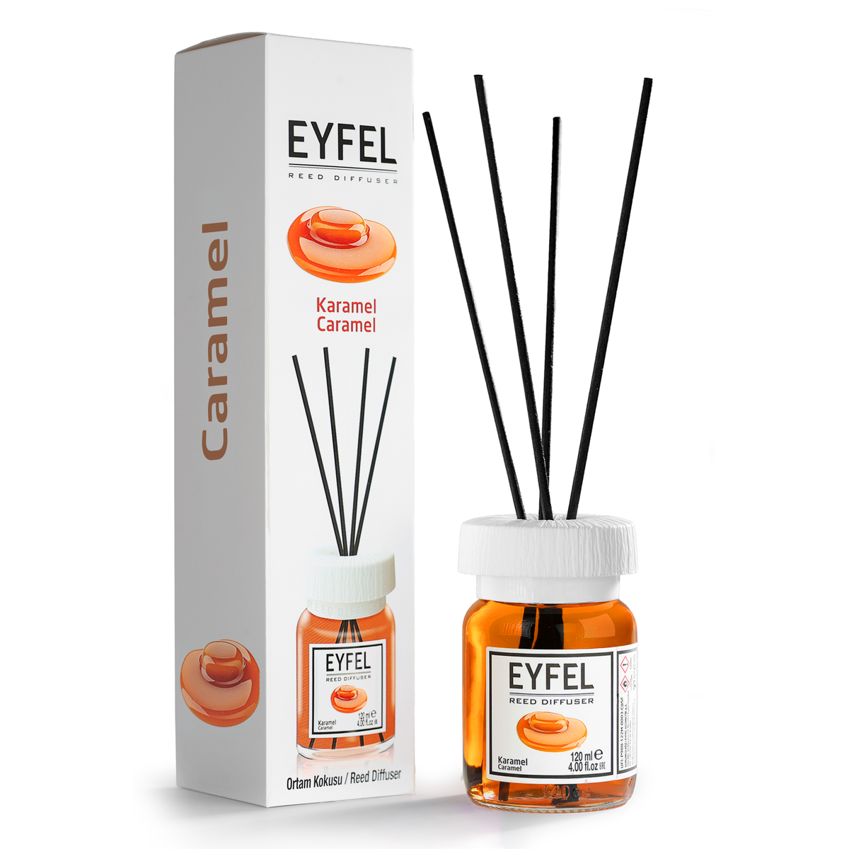 Eyfel Reed Diffuser - Caramel