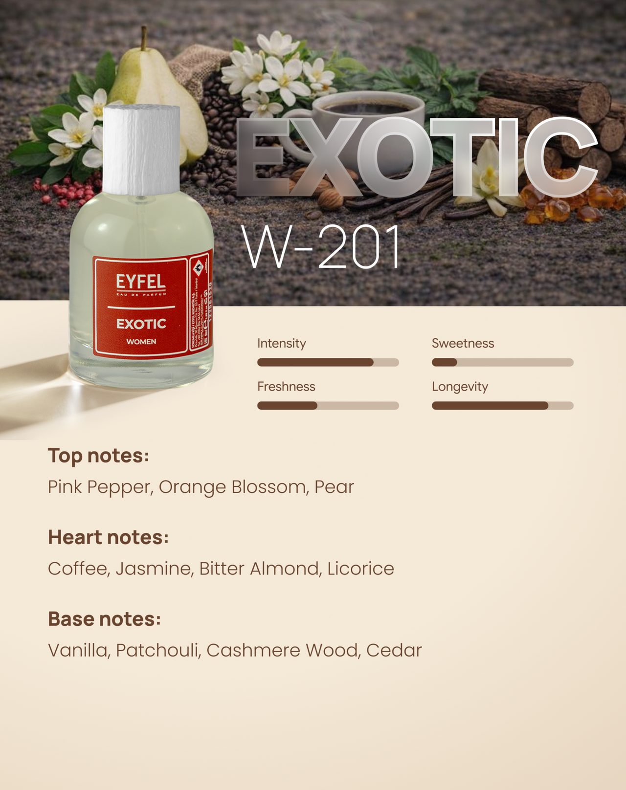 EYFEL Fragrance Woman - Exotic