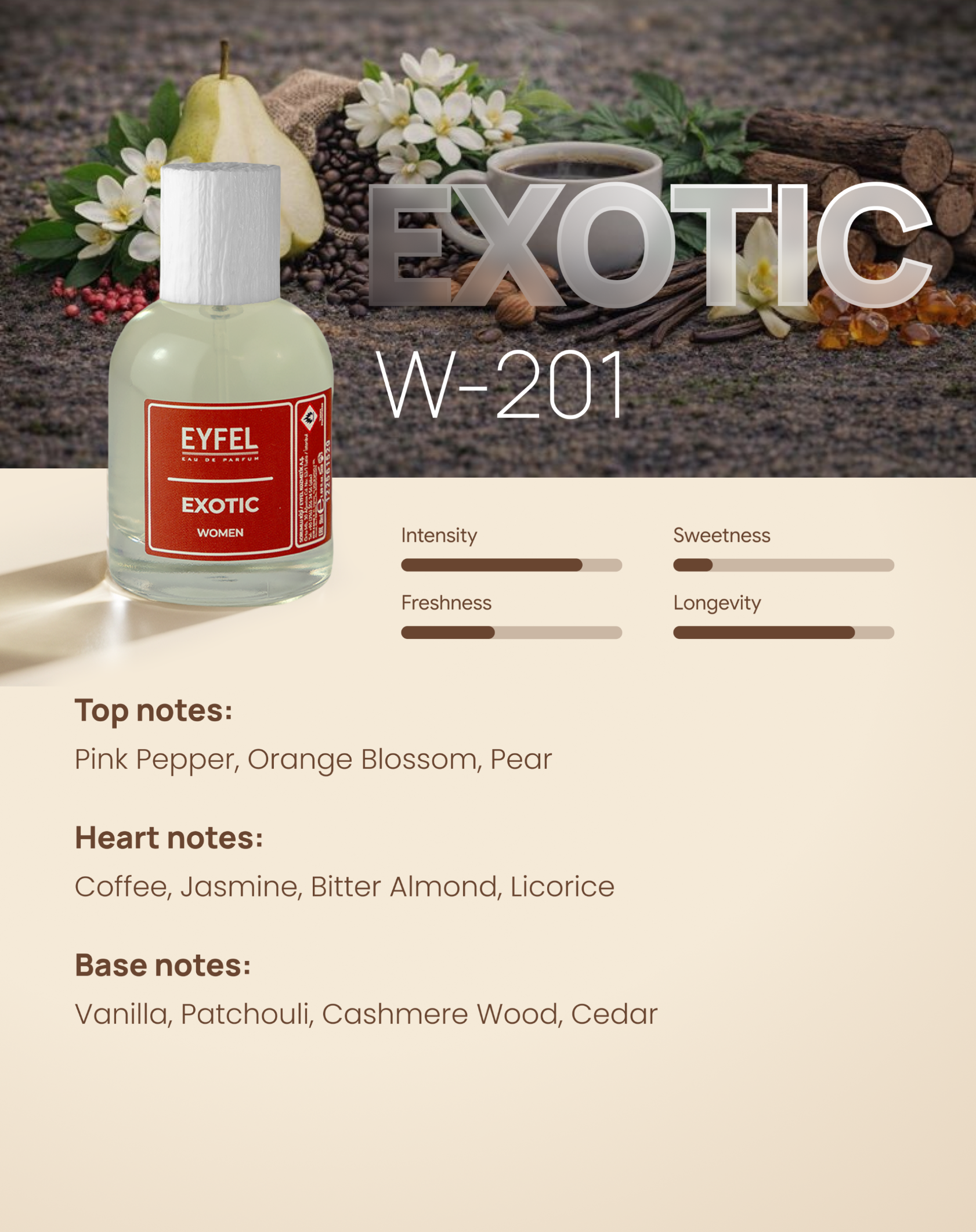 EYFEL Fragrance Woman - Exotic