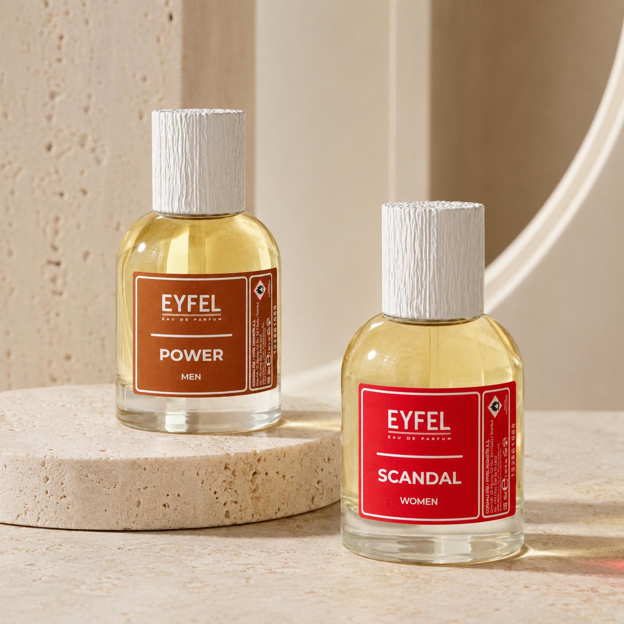 EYFEL His & Hers Best Seller Fragrance Pack - (Power & Scandal)
