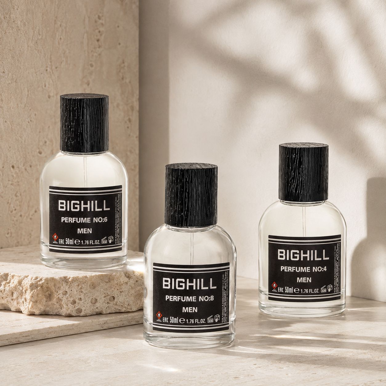 BIGHILL Men's Best Seller Fragrance Pack - (M6, M8 & M4)
