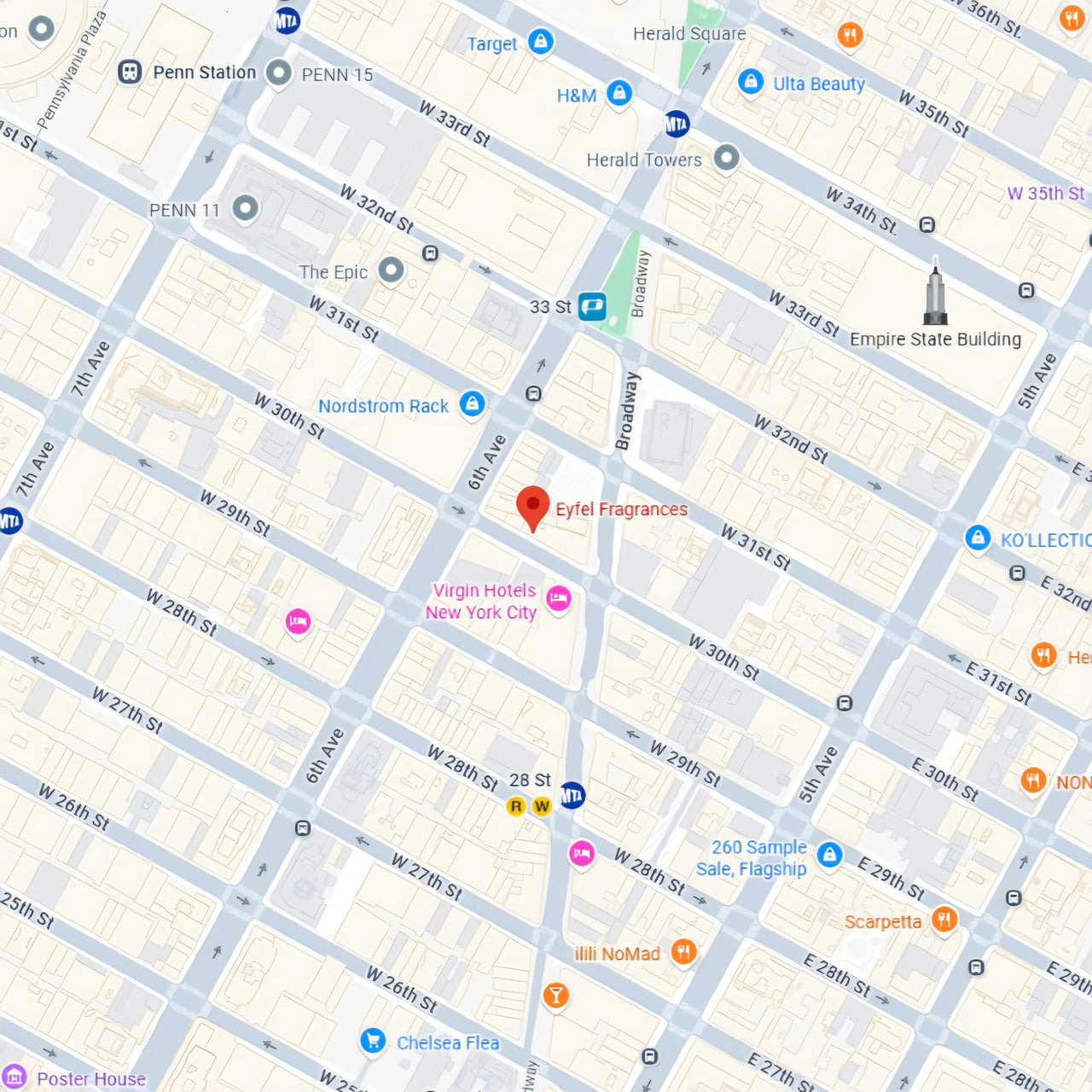 Store Locations Map