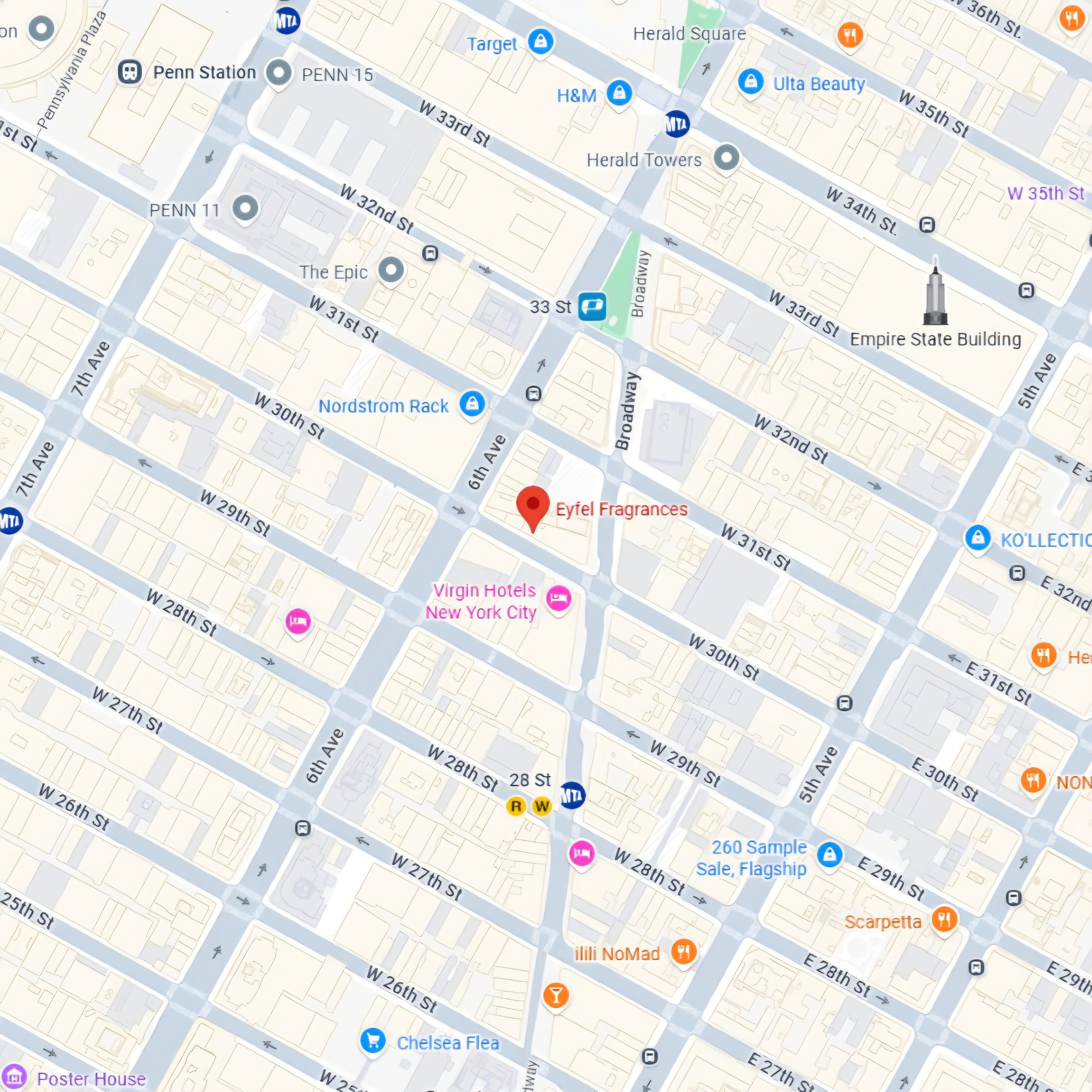 Store Locations Map