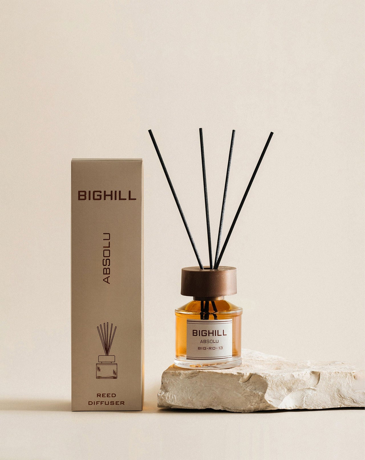 Bighill 120 ml Reed Diffuser with Sticks – Absolu Home Fragrance Air Freshener