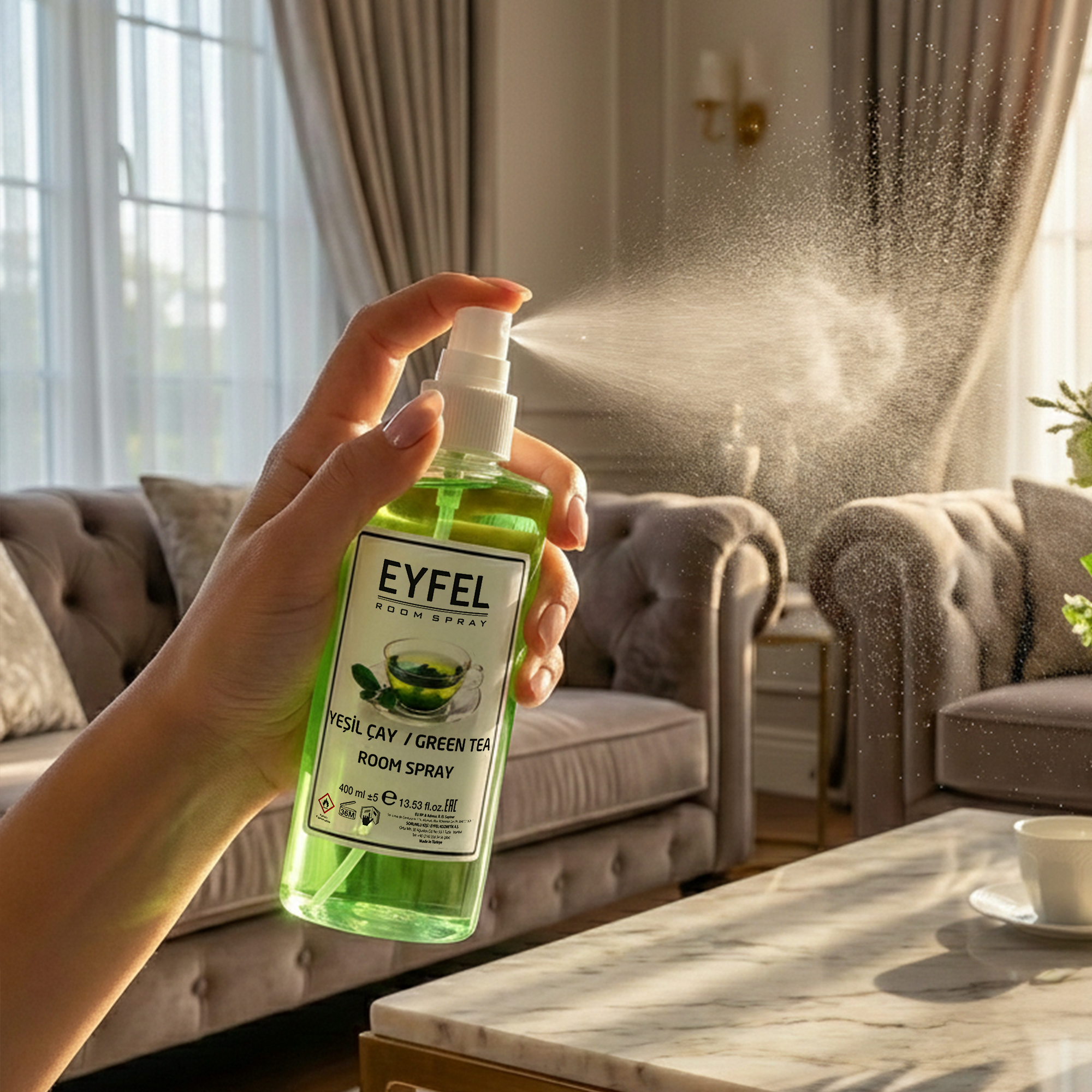 Eyfel Room Spray Green Tea