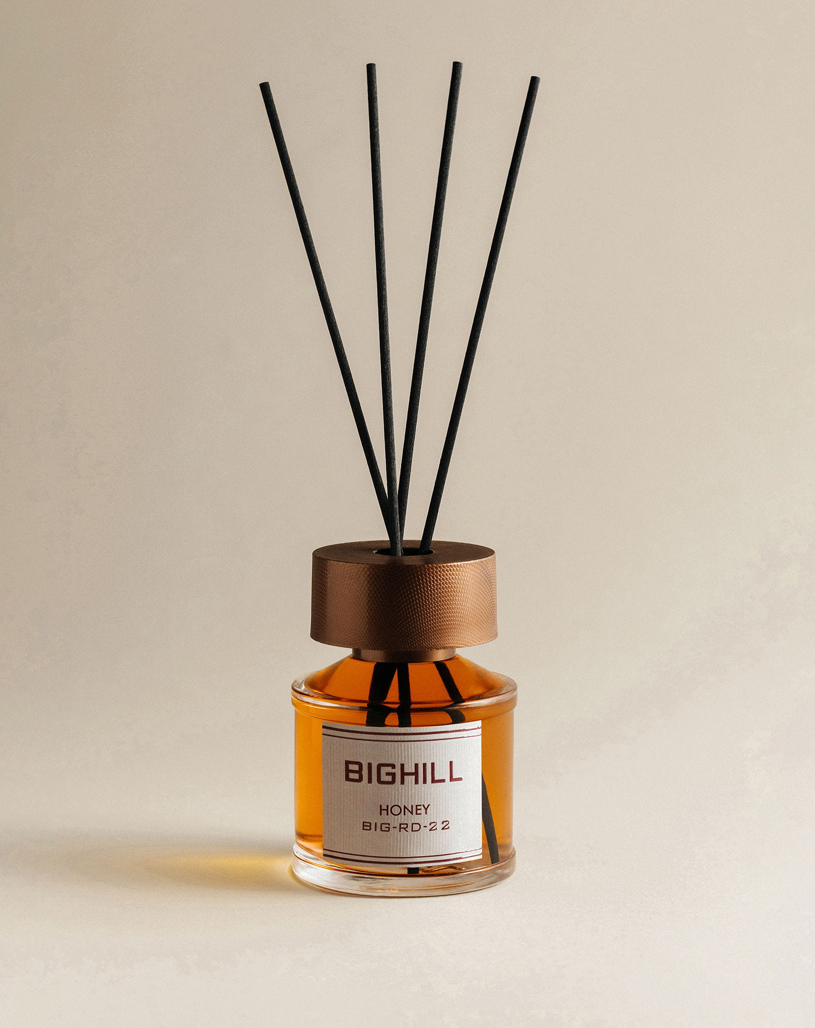 Bighill 120 ml Reed Diffuser with Sticks – Honey Home Fragrance Air Freshener