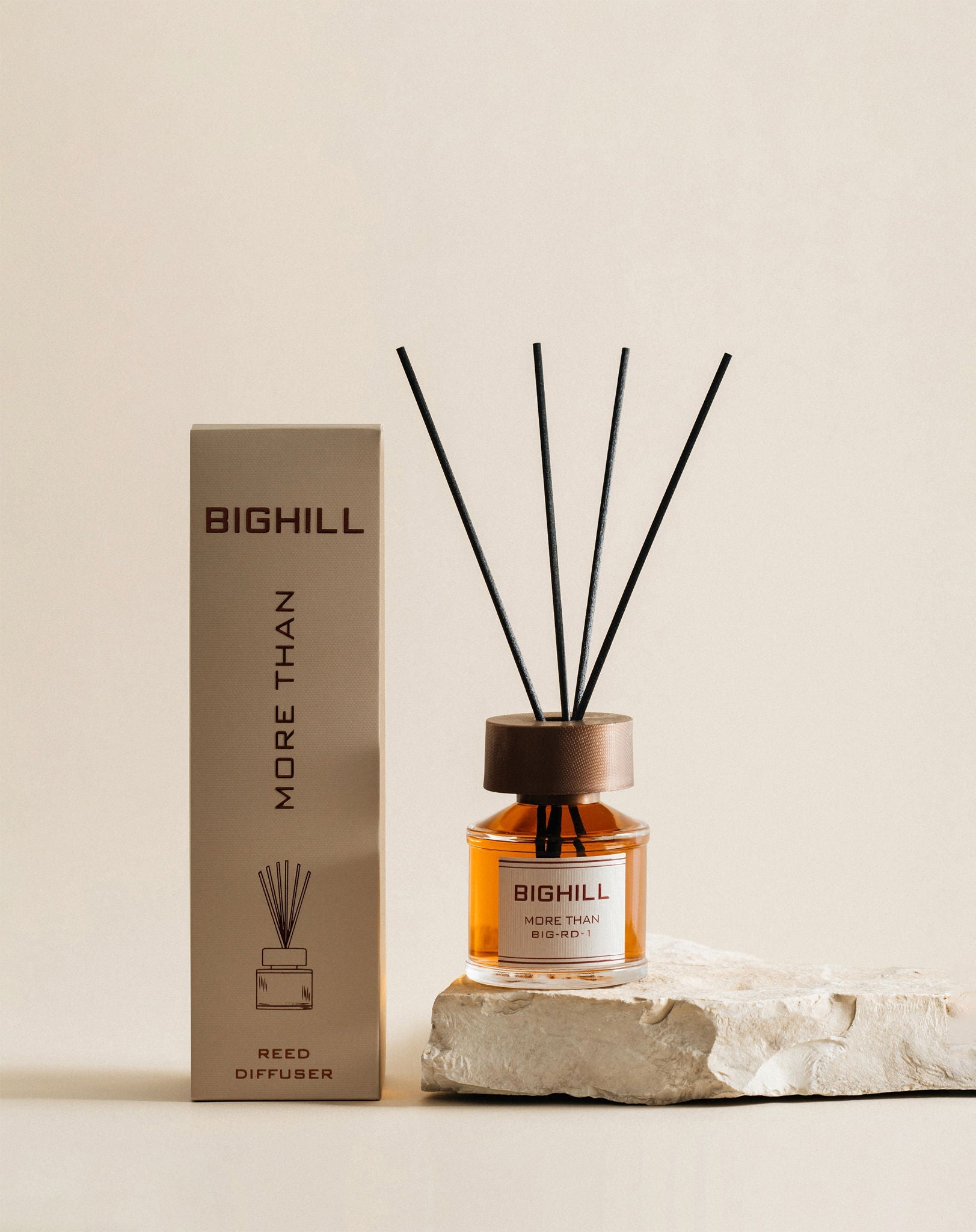 Bighill 120 ml Reed Diffuser with Sticks – More Than Home Fragrance Air Freshener
